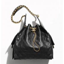 샤넬 25 블랙 램스킨 호보백 (가방)