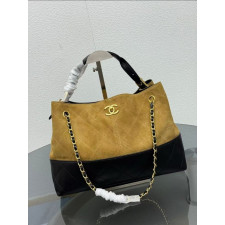 샤넬 25 공방 쇼핑백 브라운 (가방)