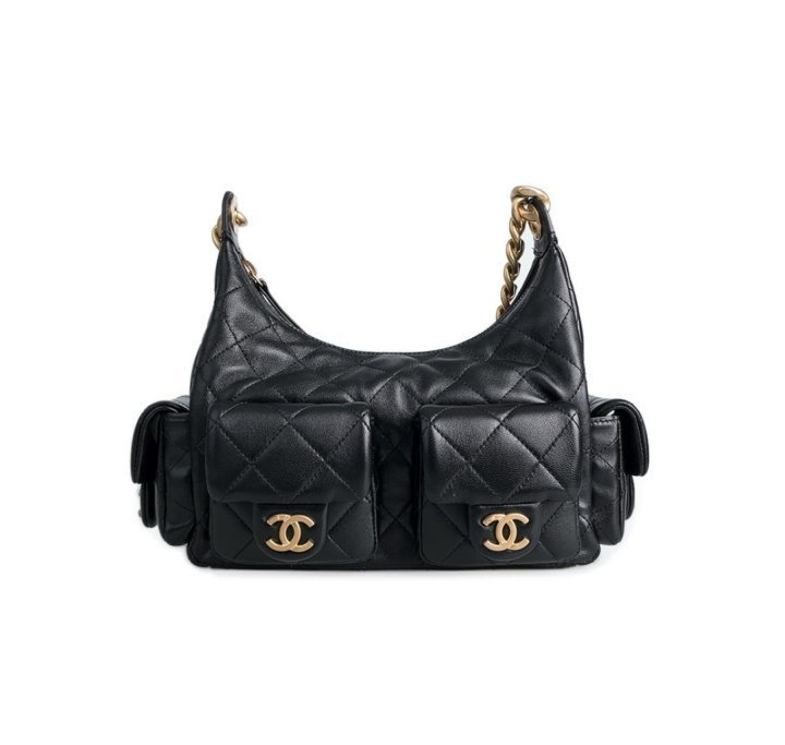 샤넬 25 투포켓 블랙 숄더백 (가방)