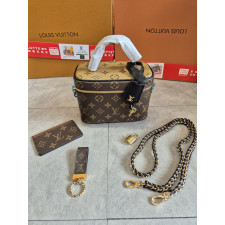 루이비통 베니티 PM 탑핸들 토트백 3종 세트