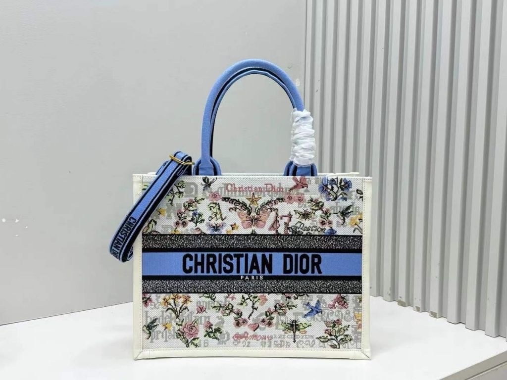 디올 레더 북토트백 미듐 (가방)