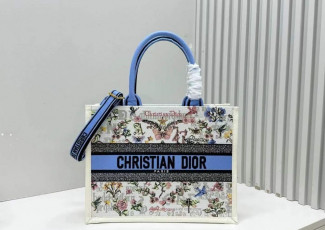 디올 레더 북토트백 미듐 (가방)