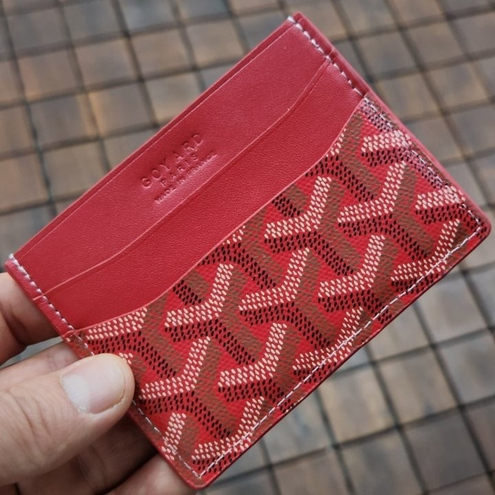 고야드 1-75 카드지갑 레드