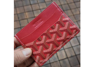 고야드 1-75 카드지갑 레드