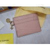 루이비통 참 카드 홀더 핑크 지갑