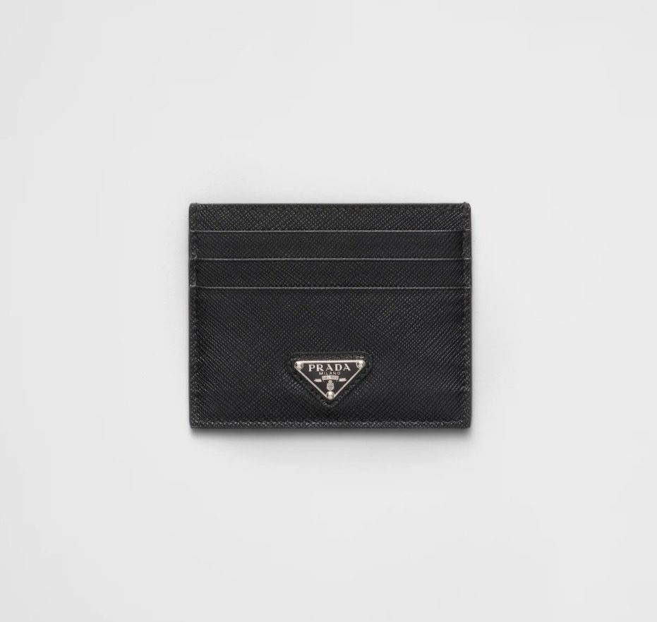 프라다 카드지갑 블랙