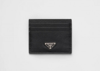 프라다 카드지갑 블랙