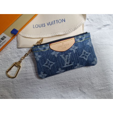 루이비통 키파우치 데님 키홀더 지갑