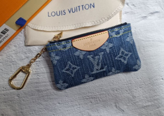 루이비통 키파우치 데님 키홀더 지갑