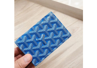 고야드 10 카드 명함 지갑 네이비