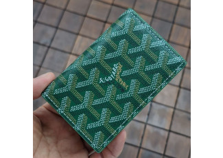 고야드 5 카드 명함 지갑 그린