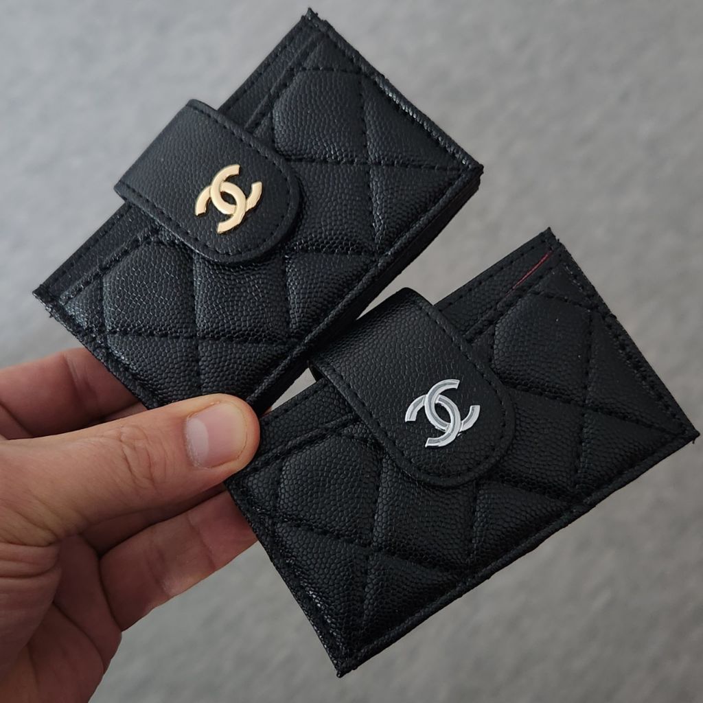 샤넬 268 아코디언 캐비어 카드지갑