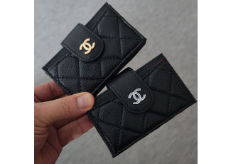 샤넬 268 아코디언 캐비어 카드지갑