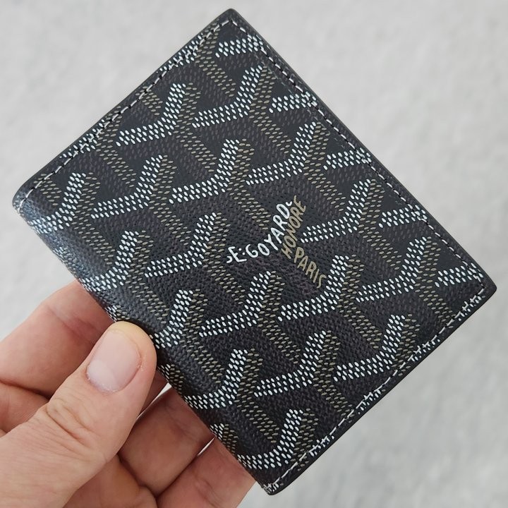 고야드 345 생마르크 카드지갑 블랙