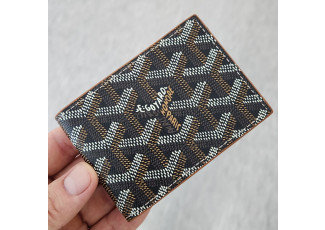 고야드 225 인서트 카드지갑 브라운투톤