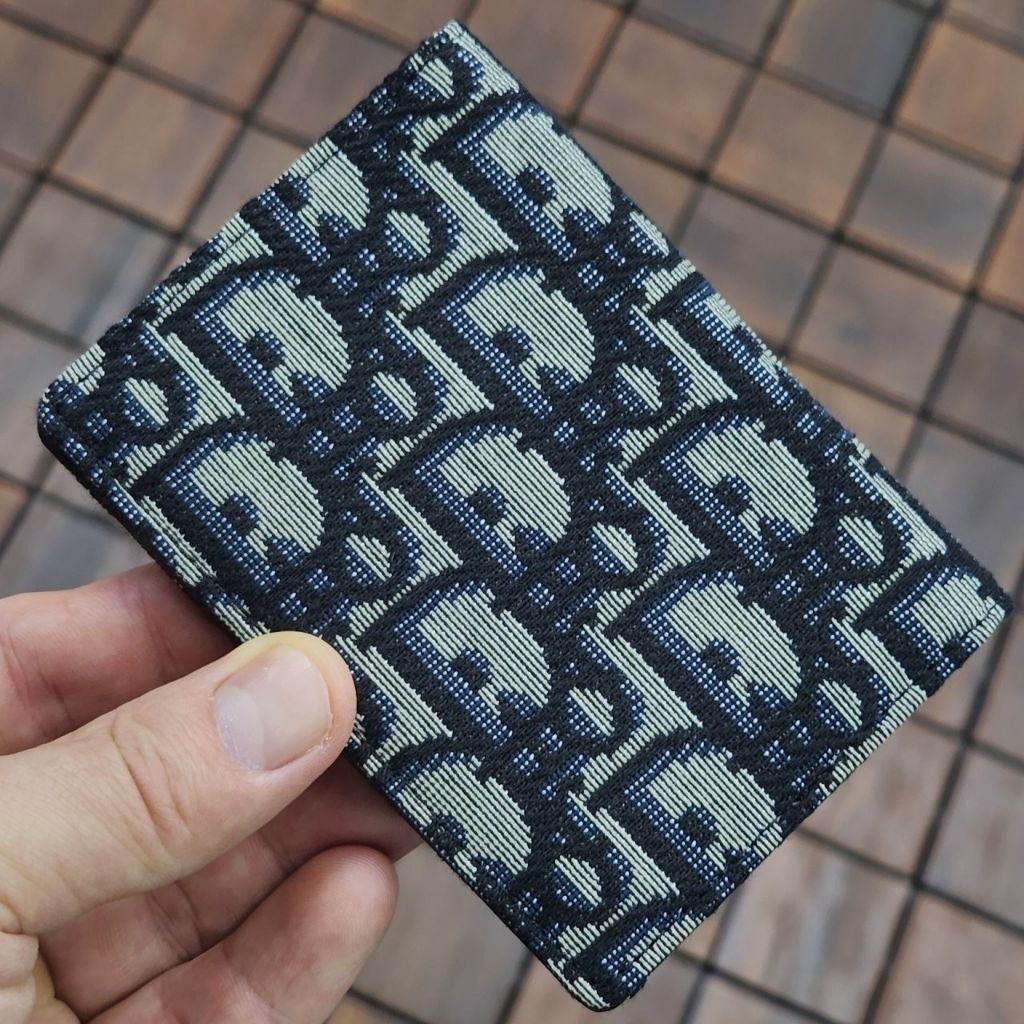 디올 187 자카드 오블리크 오거나이저 카드지갑