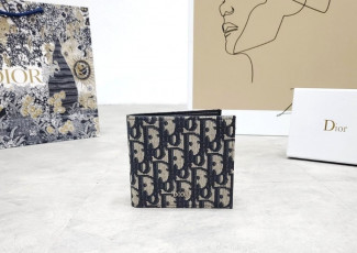 디올 오블리크 반지갑