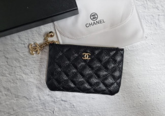 샤넬 지퍼 동전 지갑