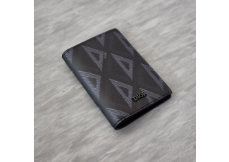 디올 383 CD 다이아몬드 카드지갑 블랙