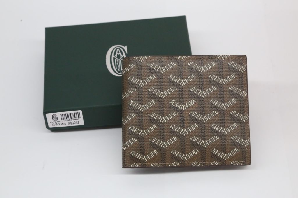 고야드 빅투아르 반지갑 브라운