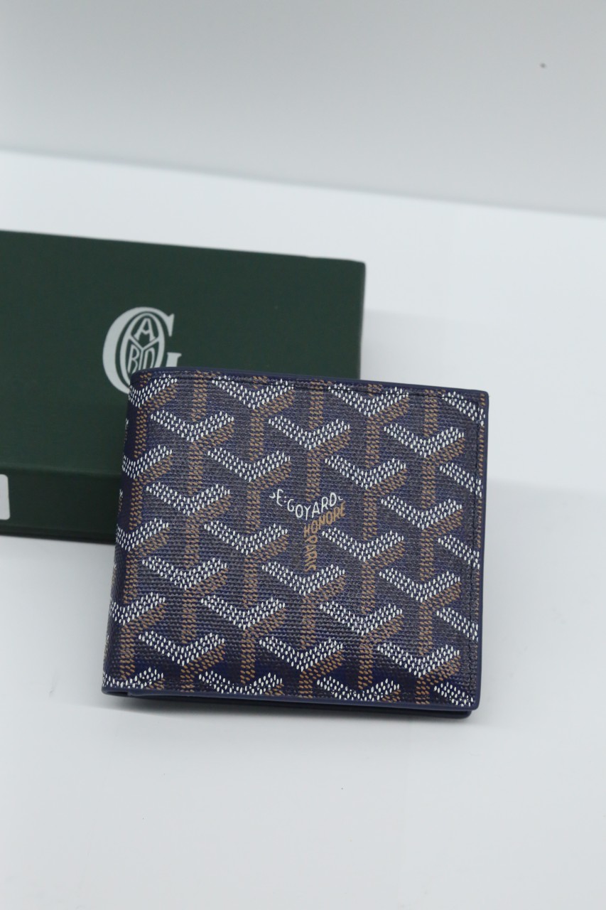 고야드 빅투아르 반지갑 네이비