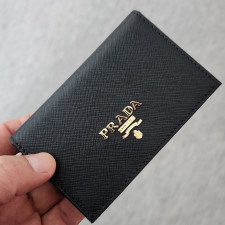 프라다 364 사피아노 카드 명함 금장 지갑