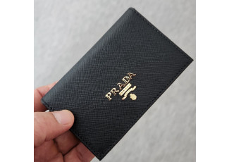 프라다 364 사피아노 카드 명함 금장 지갑
