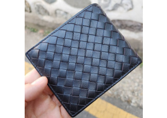 보테가베네타 281 인트레치아토 반지갑 진브라운