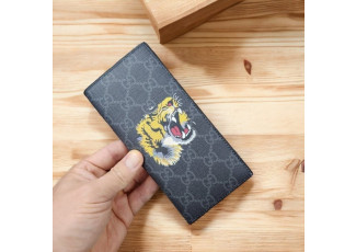 구찌 392 타이거 장지갑 블랙