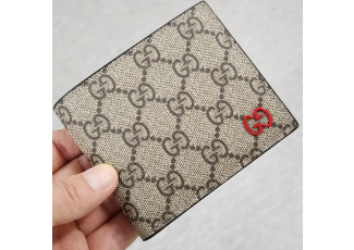 구찌 103 GG 디테일 레드 반지갑