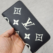 루이비통 332 클레망스 지퍼돌이 지퍼 장지갑 블랙