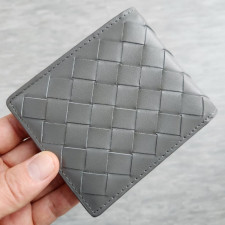 보테가베네타 121 인트레치아토 반지갑 그레이