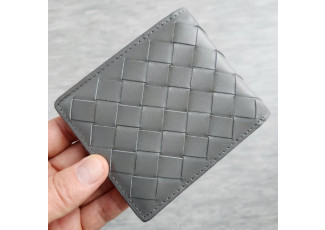 보테가베네타 121 인트레치아토 반지갑 그레이