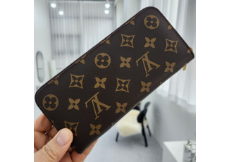 루이비통 292 모노그램 클레망스 지퍼돌이 지퍼 장지갑 노랑