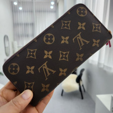 루이비통 296 모노그램 클레망스 지퍼돌이 지퍼 장지갑 자홍