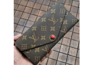 루이비통 48 모노그램 조세핀 장지갑 레드