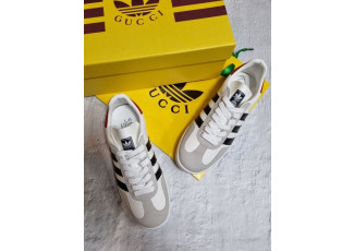 구찌 X 아디다스 콜라보 가젤 스니커즈 화이트 (신발)