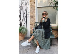 알렉산더 맥퀸 LEX01 오버 사이즈 화이트 블랙 스니커즈 (신발)