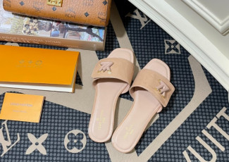 루이비통 셰이크 플랫 뮬 베이지 신발