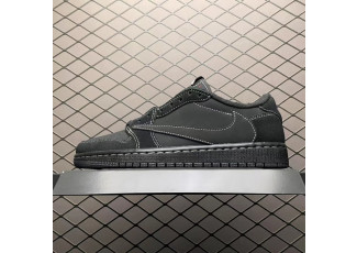 나이키 트래비스 스캇 에어조던1 로우 블랙 팬텀 스니커즈 (신발)