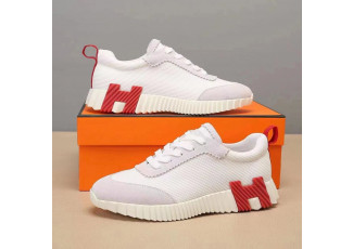 에르메스 바운싱 화이트 레드 스니커즈 (신발)