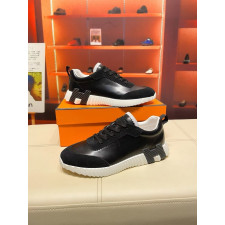 에르메스 바운싱 올블랙 가죽 스니커즈 (신발)