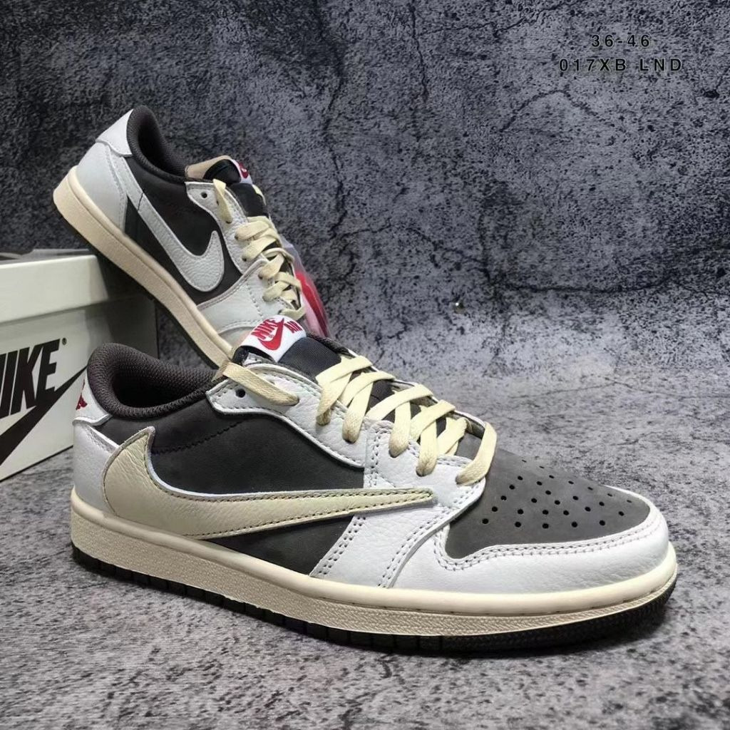 나이키 트래비스 스캇 조던 1로우 리버스 모카 스니커즈 (신발)