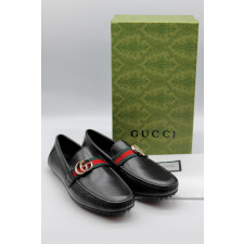 구찌 GG 웹 레더 드라이버 슈즈 구두 (신발)