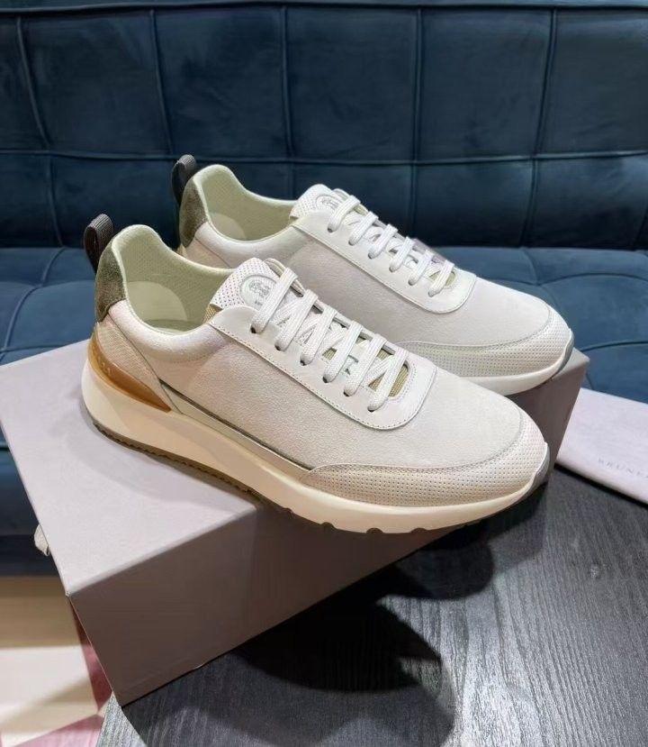 브루넬로 쿠치넬리 카키탭 스니커즈 (신발)