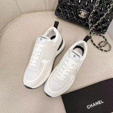 샤넬 CC 로고 뉴라인 크루즈 스웨이드 그레이 스니커즈 (신발)