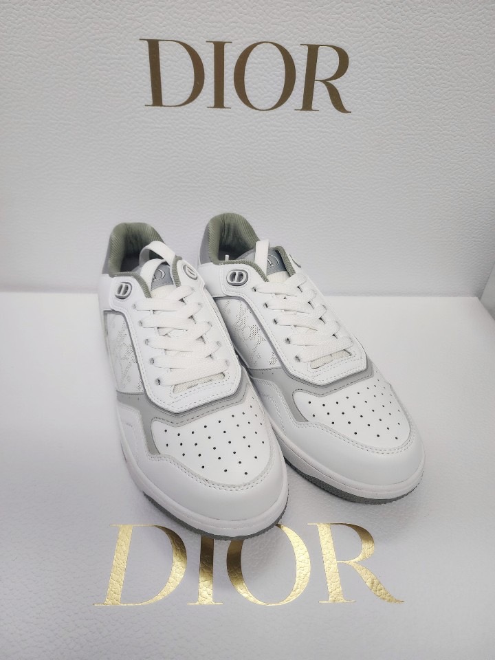 디올 B27 로우탑 스니커즈 화이트 (신발)