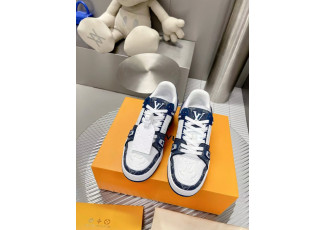 루이비통 트레이너 스니커즈 블루 (신발)