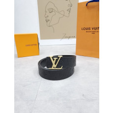 루이비통 불박 금장 벨트