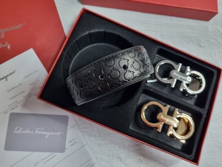 페라가모 2버클 벨트